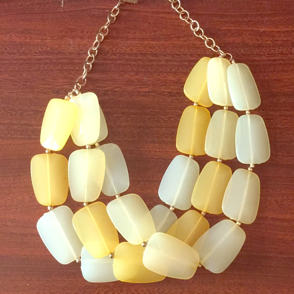 Yellow Statement Necklace